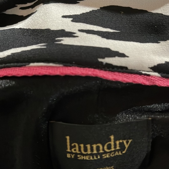 VINTAGE LAUNDRY BY SHELLI SEGAL WRAP DRESS LARGE - Picture 7 of 7